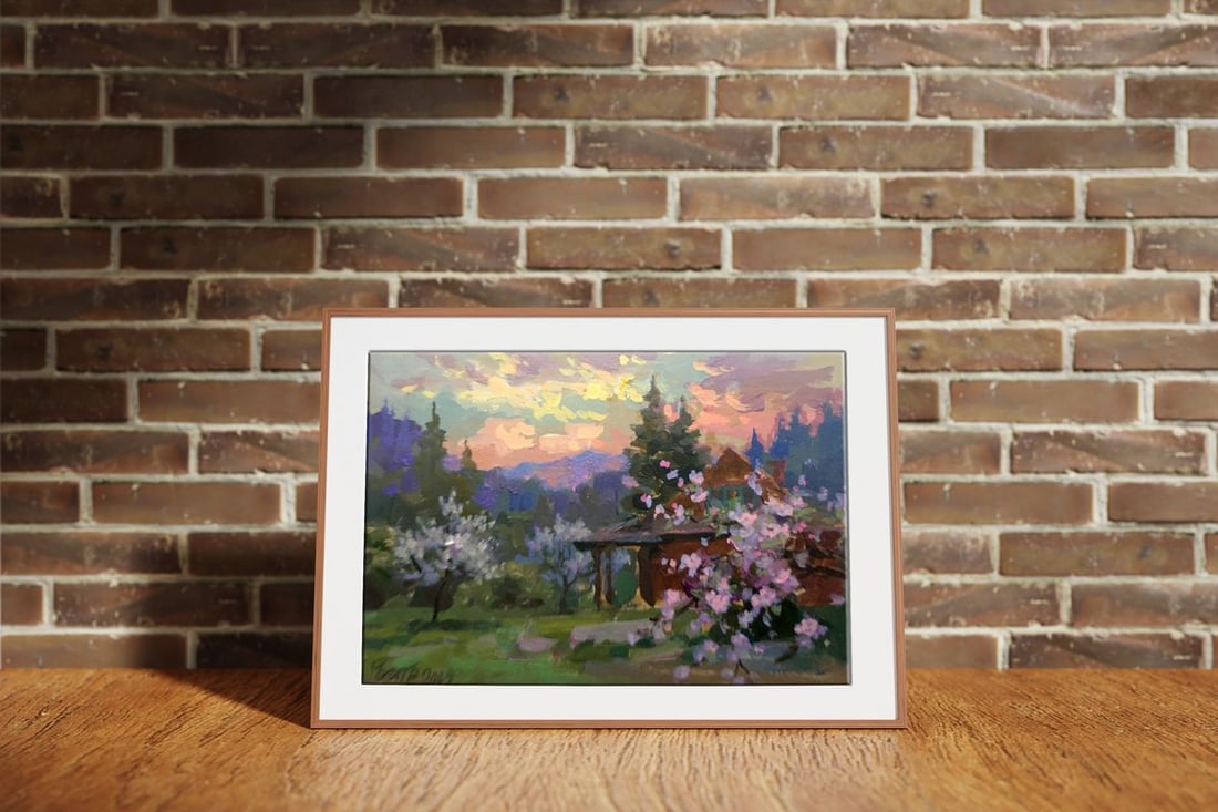 Oil painting Evening Batrakov Vladimir Grigorievich - 3