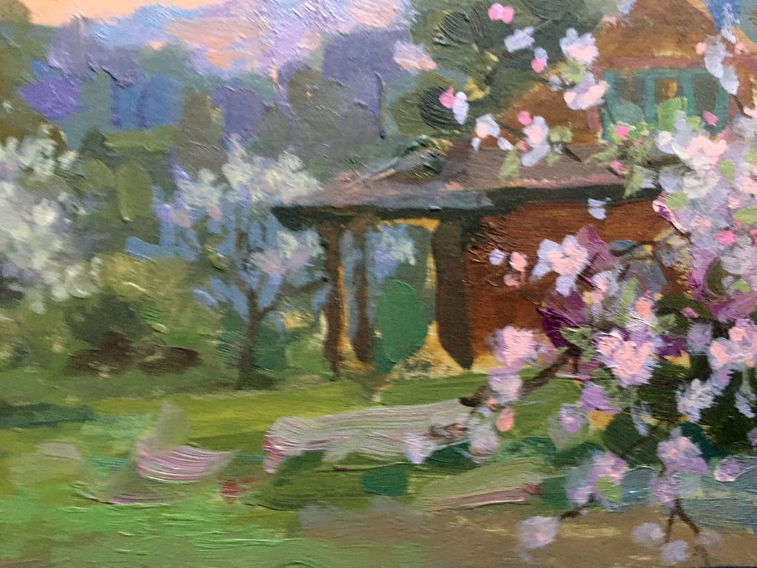 Oil painting Evening Batrakov Vladimir Grigorievich - 6