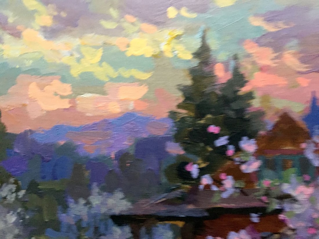 Oil painting Evening Batrakov Vladimir Grigorievich - 8