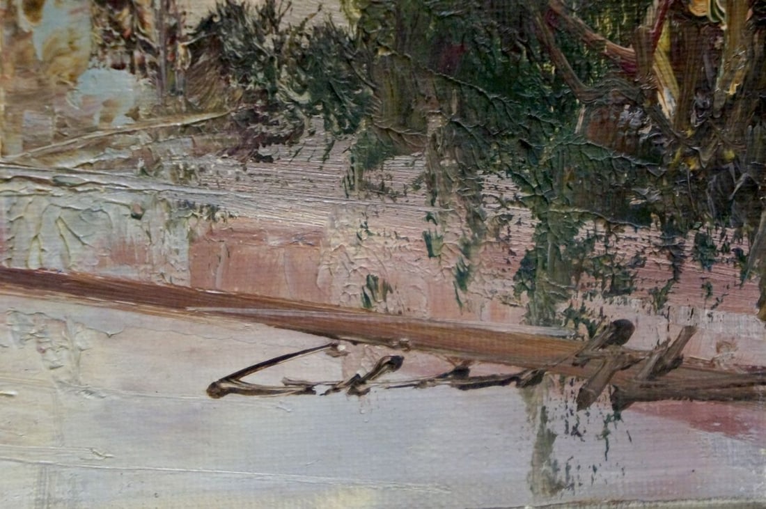 Oil painting At the resort - 6