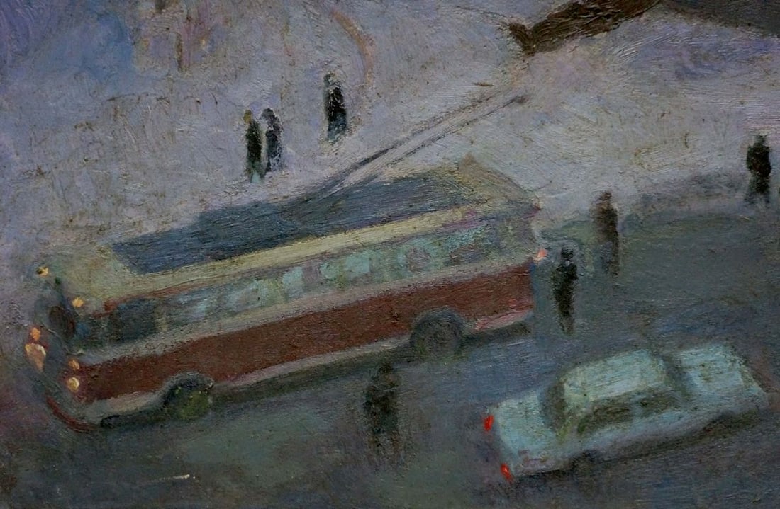 Oil painting City landscape Filatova Tanya - 2