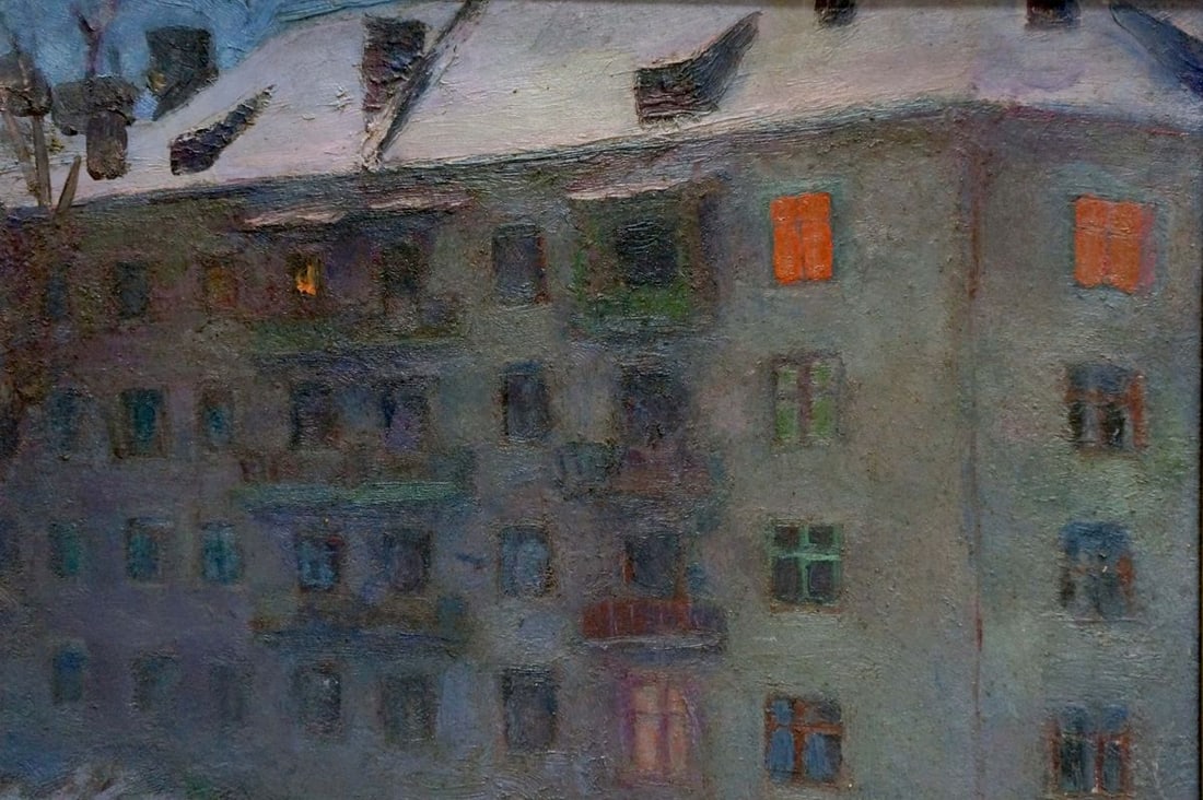 Oil painting City landscape Filatova Tanya - 4