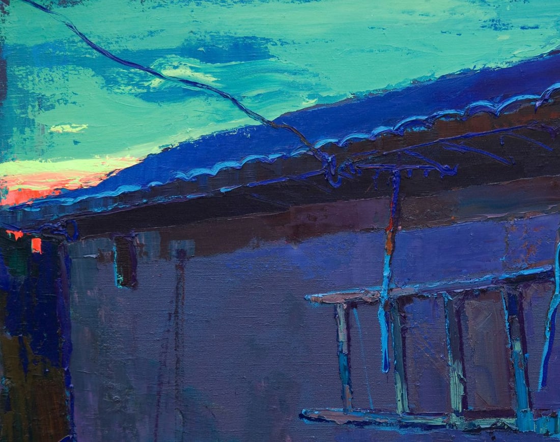 Oil painting Evening at home Natalia Korf-Ivaniuk - 2