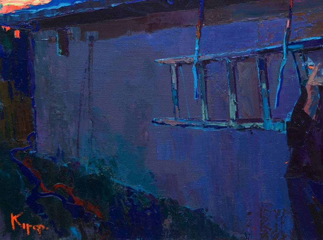 Oil painting Evening at home Natalia Korf-Ivaniuk - 4