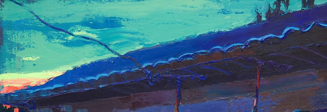 Oil painting Evening at home Natalia Korf-Ivaniuk - 8