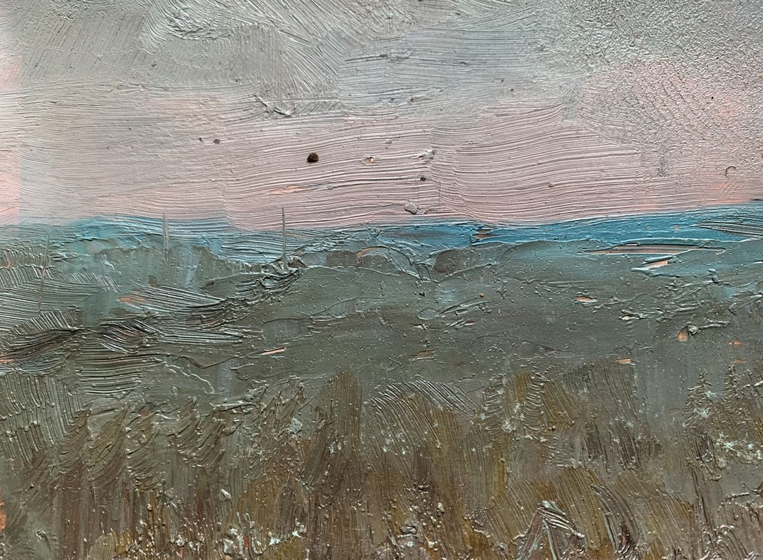 Oil painting Sunset over the sea horizon Ivan Tsyupka - 6
