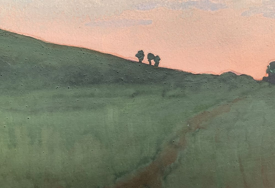 Pastel painting Evening above the cellars Ivan Tsyupka - 5
