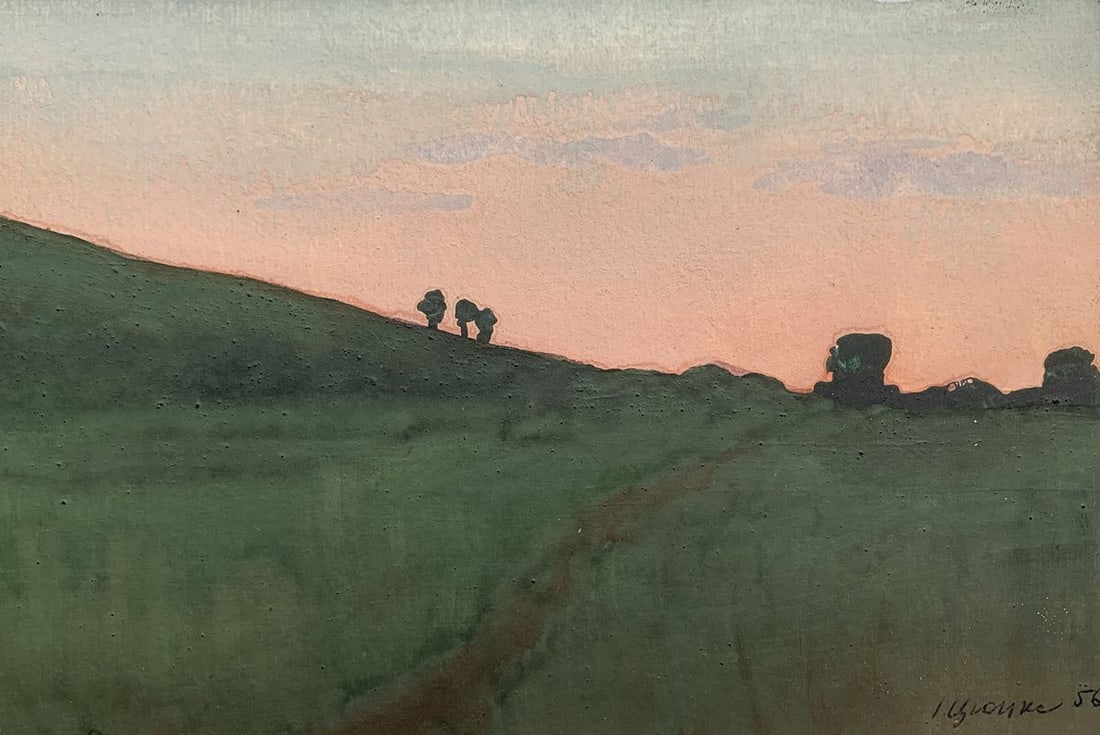 Pastel painting Evening above the cellars Ivan Tsyupka - 8