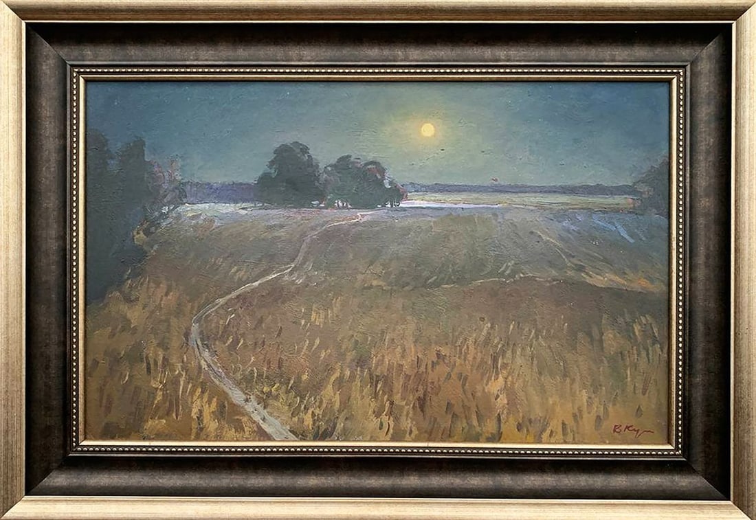 Oil painting Moonlight night Kuts Valentin Pavlovich (1 of 11)