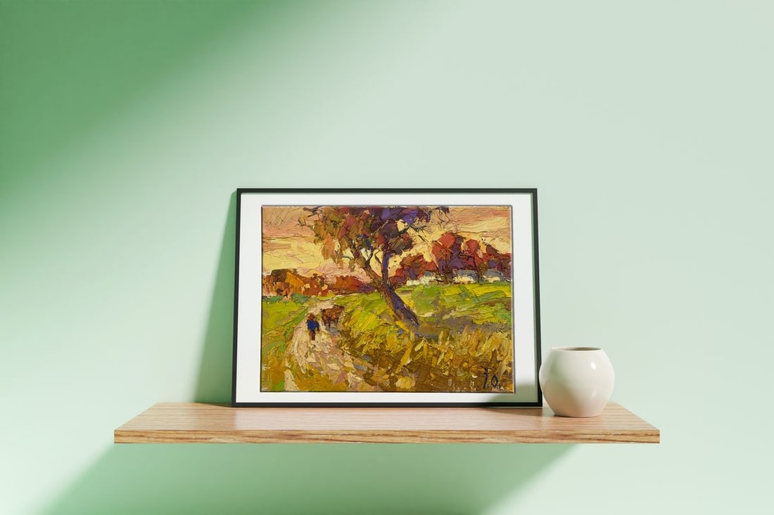 Oil painting Warm evening Kalenyuk Oksana - 3