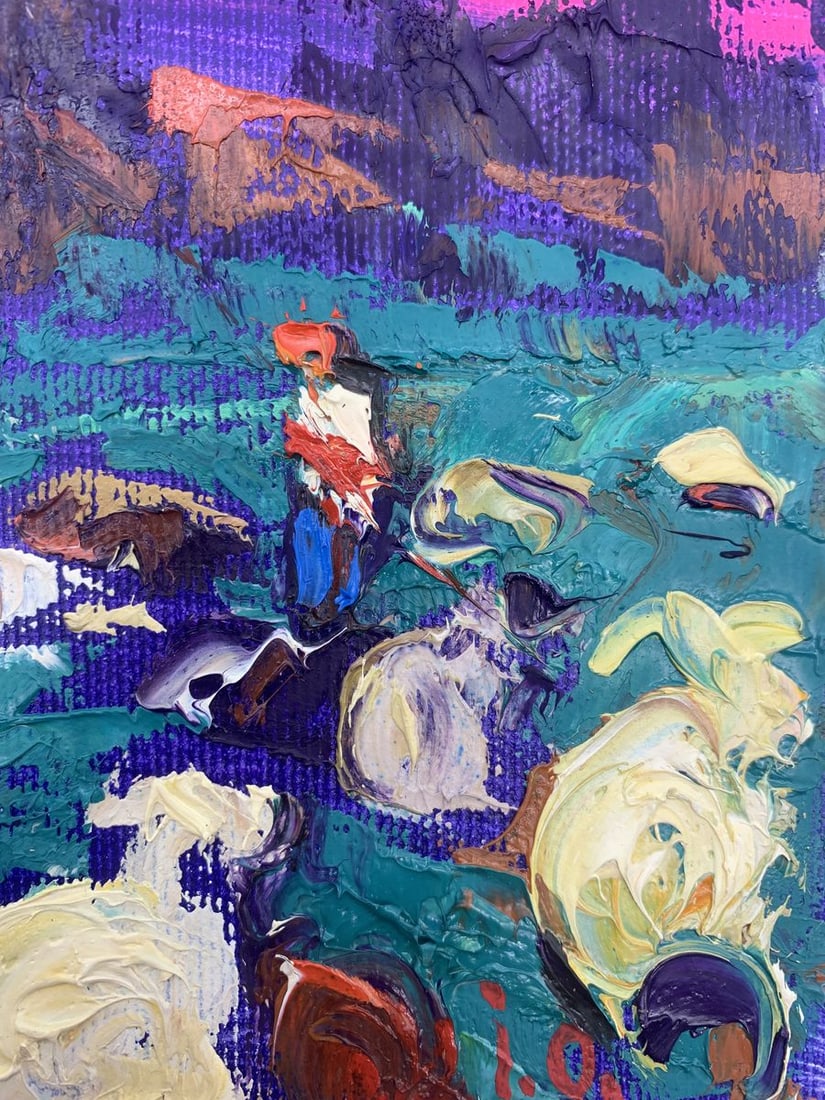 Oil painting On the meadow Kalenyuk Alex - 11