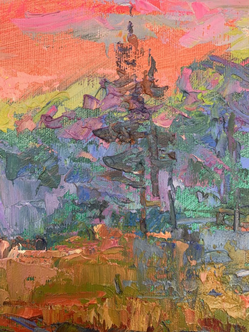 Oil painting Pink evening Kalenyuk Alex - 9