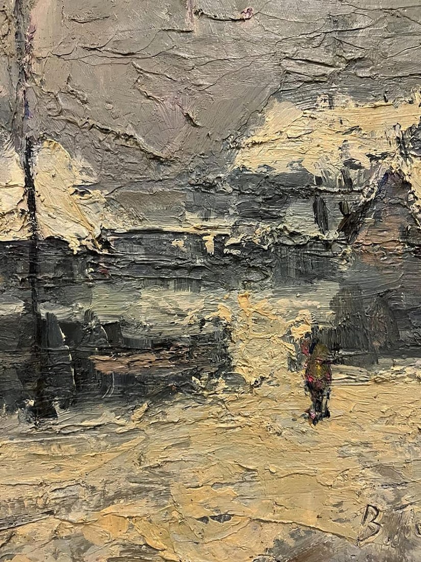 Oil painting Evening in the village Volodymyr Pashchenko - 6