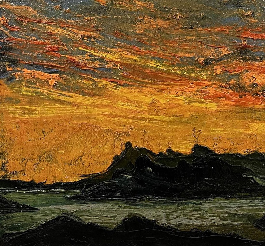 Oil painting Over the Mountains Serhiy Kovalev - 6