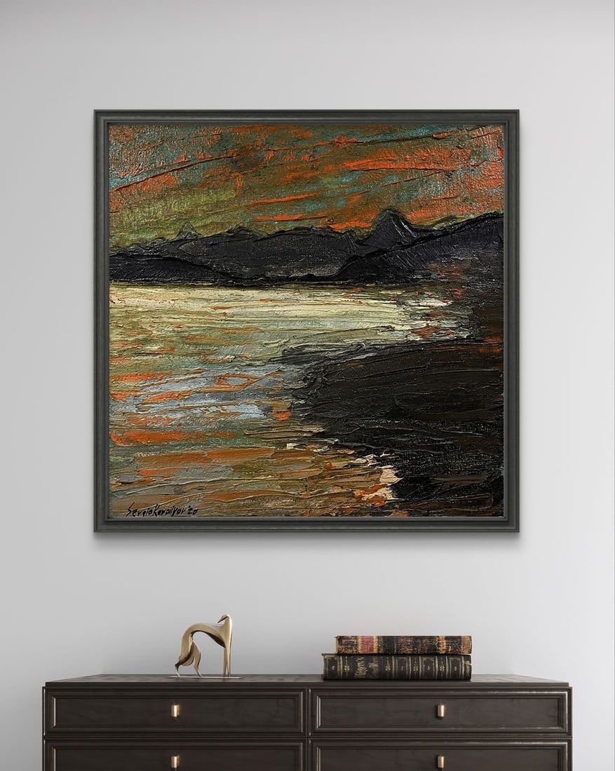 Oil painting On the Other Side Serhiy Kovalev - 2