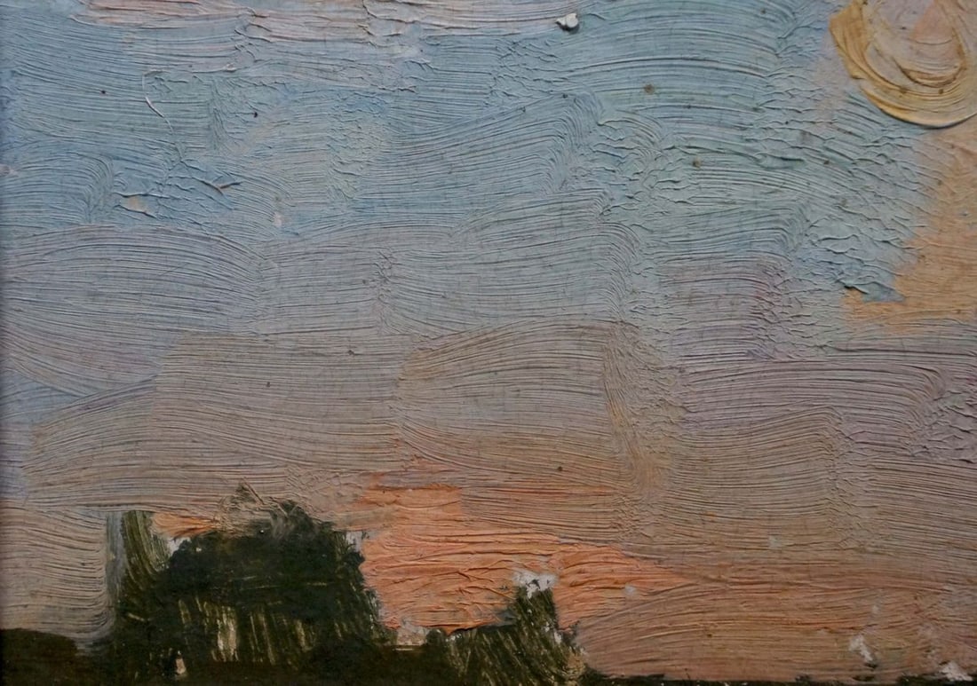 Oil painting Evening landscape Trohimenko Karp Demyanovich - 3