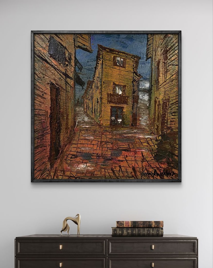 Oil painting Urban slums Serhiy Kovalev - 3