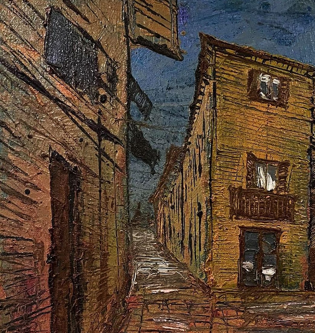 Oil painting Urban slums Serhiy Kovalev - 4