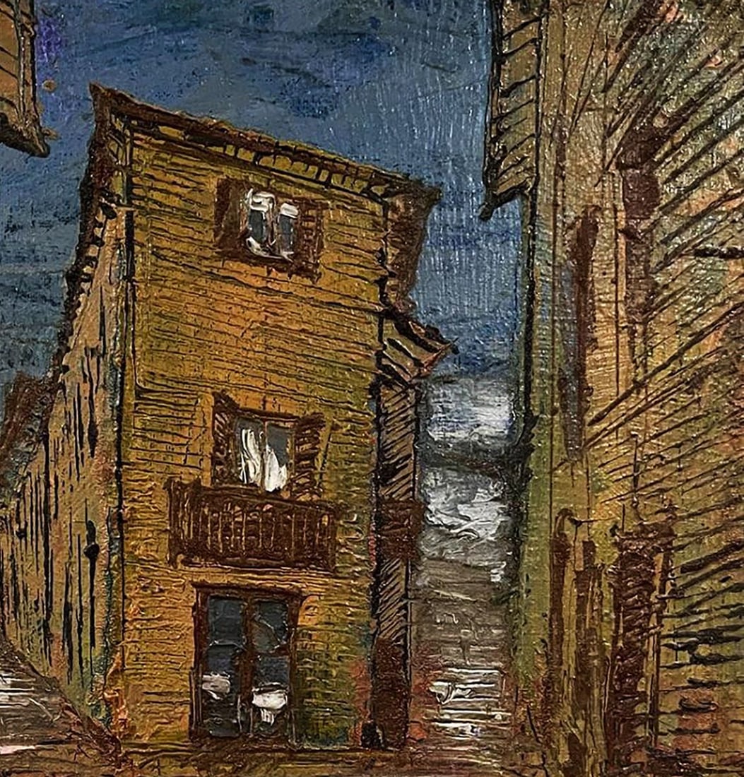 Oil painting Urban slums Serhiy Kovalev - 5