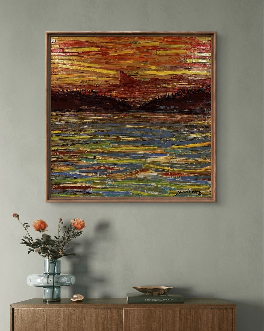 Oil painting The glow Serhiy Kovalev - 2