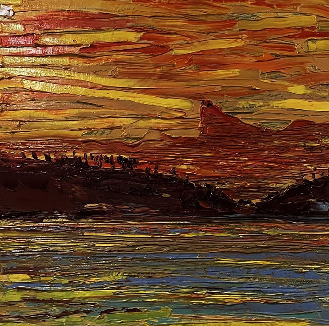 Oil painting The glow Serhiy Kovalev - 4