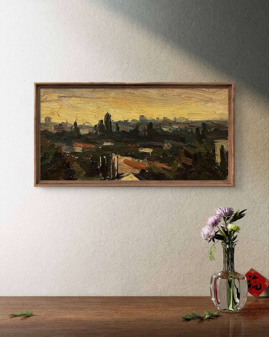 Oil painting Evening Etude Kravets Oleg - 2