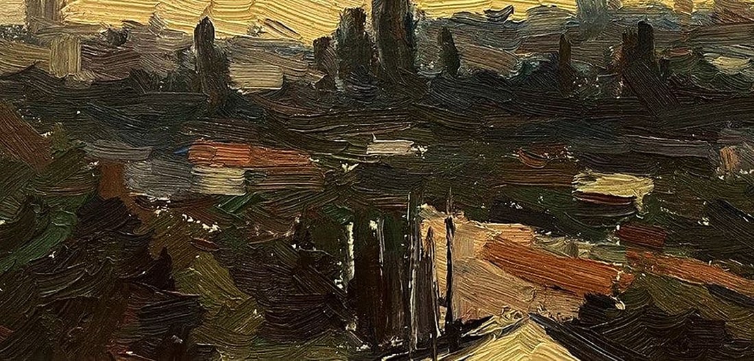 Oil painting Evening Etude Kravets Oleg - 6