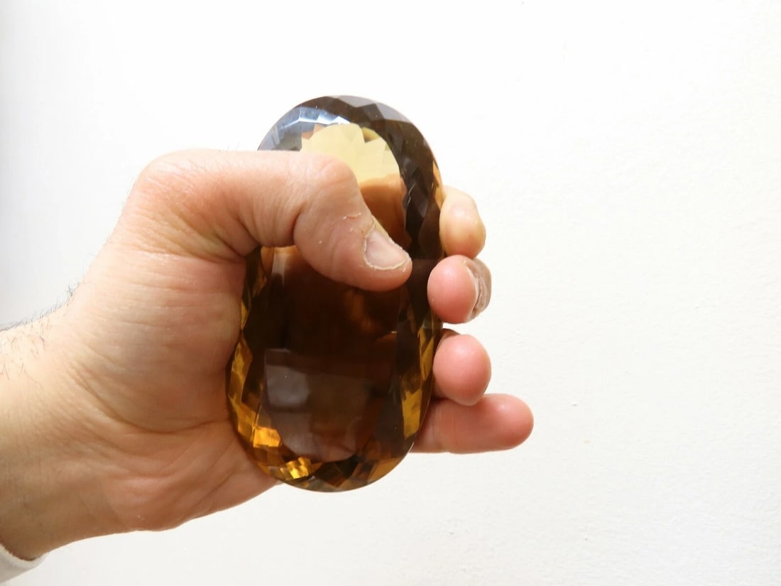 Museum Specimen West American 1835Ct Natural Smoky Quartz Stone - 8