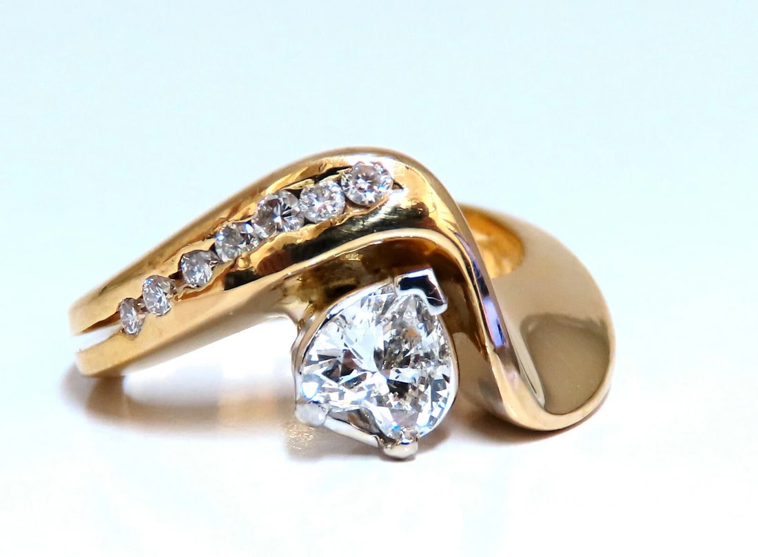 GIA certified .61ct Natural Heart Diamond Ring 14kt Classic G/I1 *v: Title: GIA certified .61ct Natural Heart Diamond Ring 14kt Classic G/I1 *v Description: GIA Certified .61ct. Heart cut diamond ring. Report: 6217193355 G-color, I1 Clarity Side Diamonds: .20ct