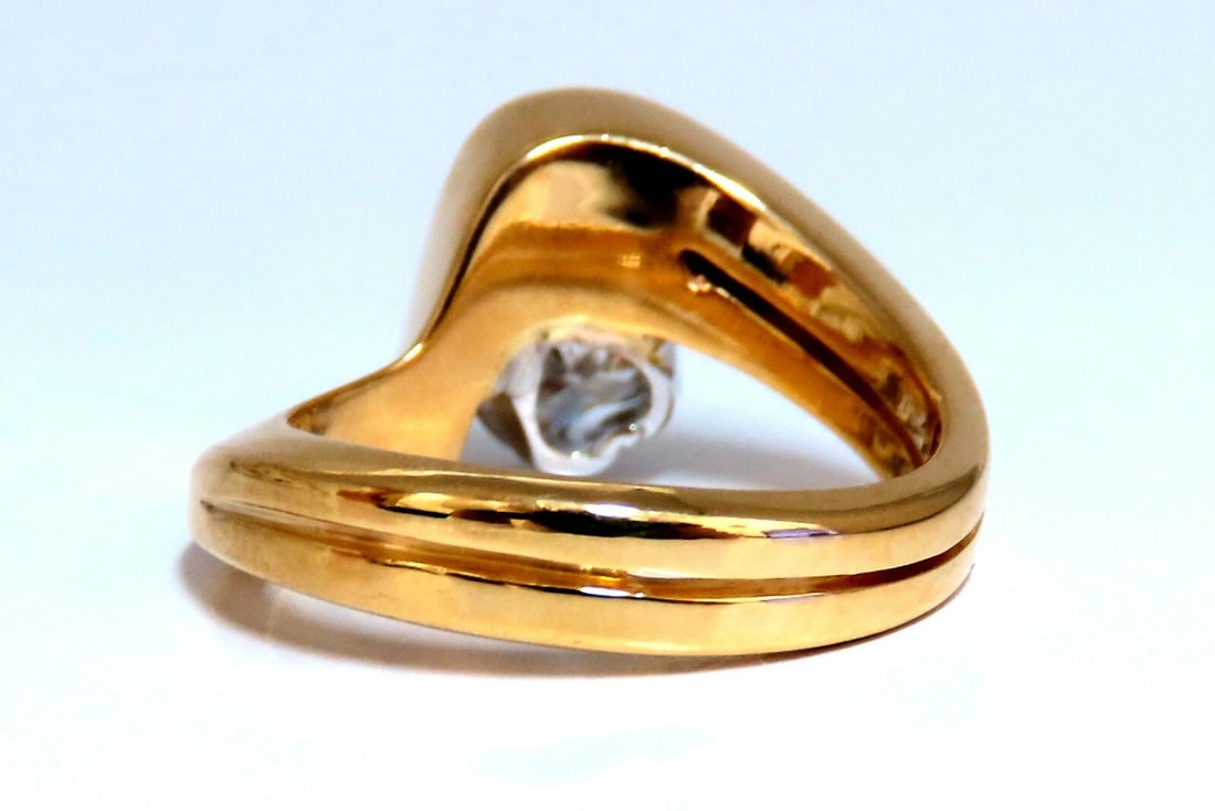 GIA certified .61ct Natural Heart Diamond Ring 14kt Classic G/I1 *v - 7