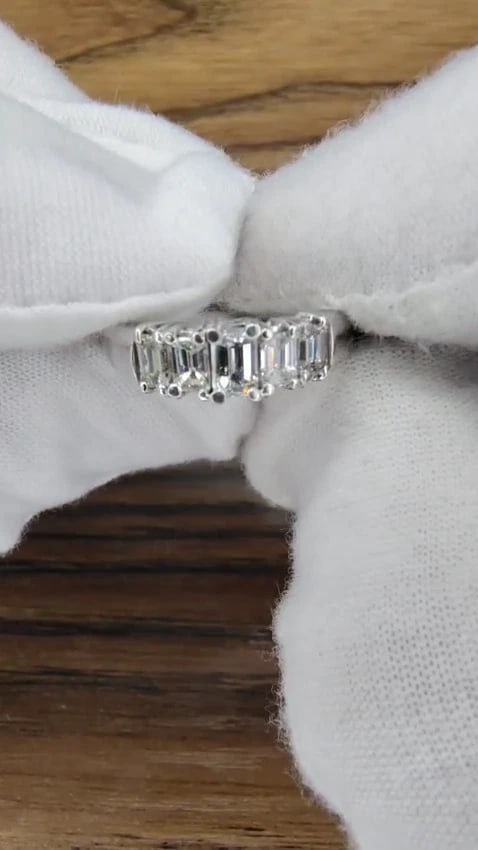 1ct Natural Diamond Baguette Ring 14kt H/Vs *v - 2