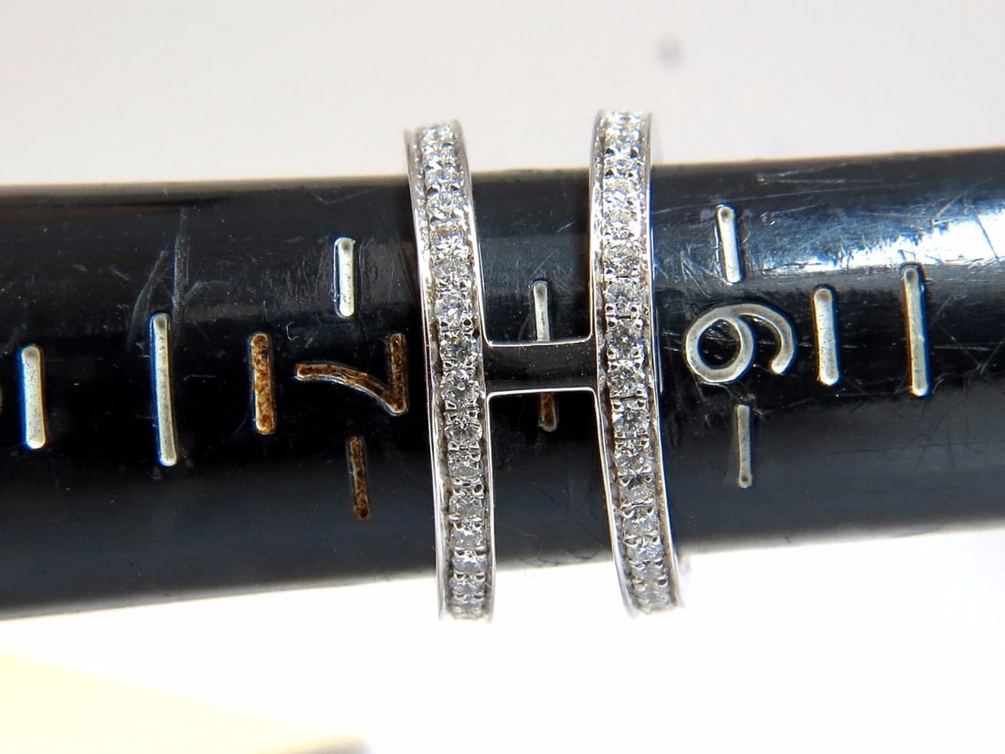4.12ct natural diamonds marquise / pear eternity ring cocktail mod 14kt *v - 7