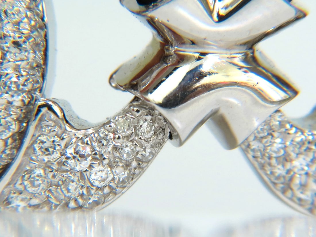 17.20CT NATURAL DIAMONDS LINK BRACELET 14KT F/G VS MODERN DECO 14kt GOLD** - 5
