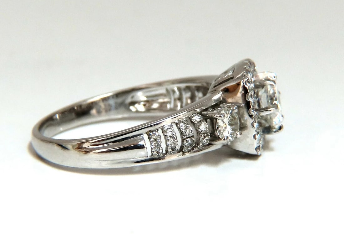 GIA certified .74ct. natural diamond & 1.00ct Engagement ring 14 Karat Band*v - 3
