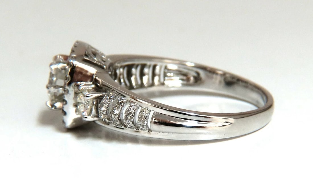 GIA certified .74ct. natural diamond & 1.00ct Engagement ring 14 Karat Band*v - 4