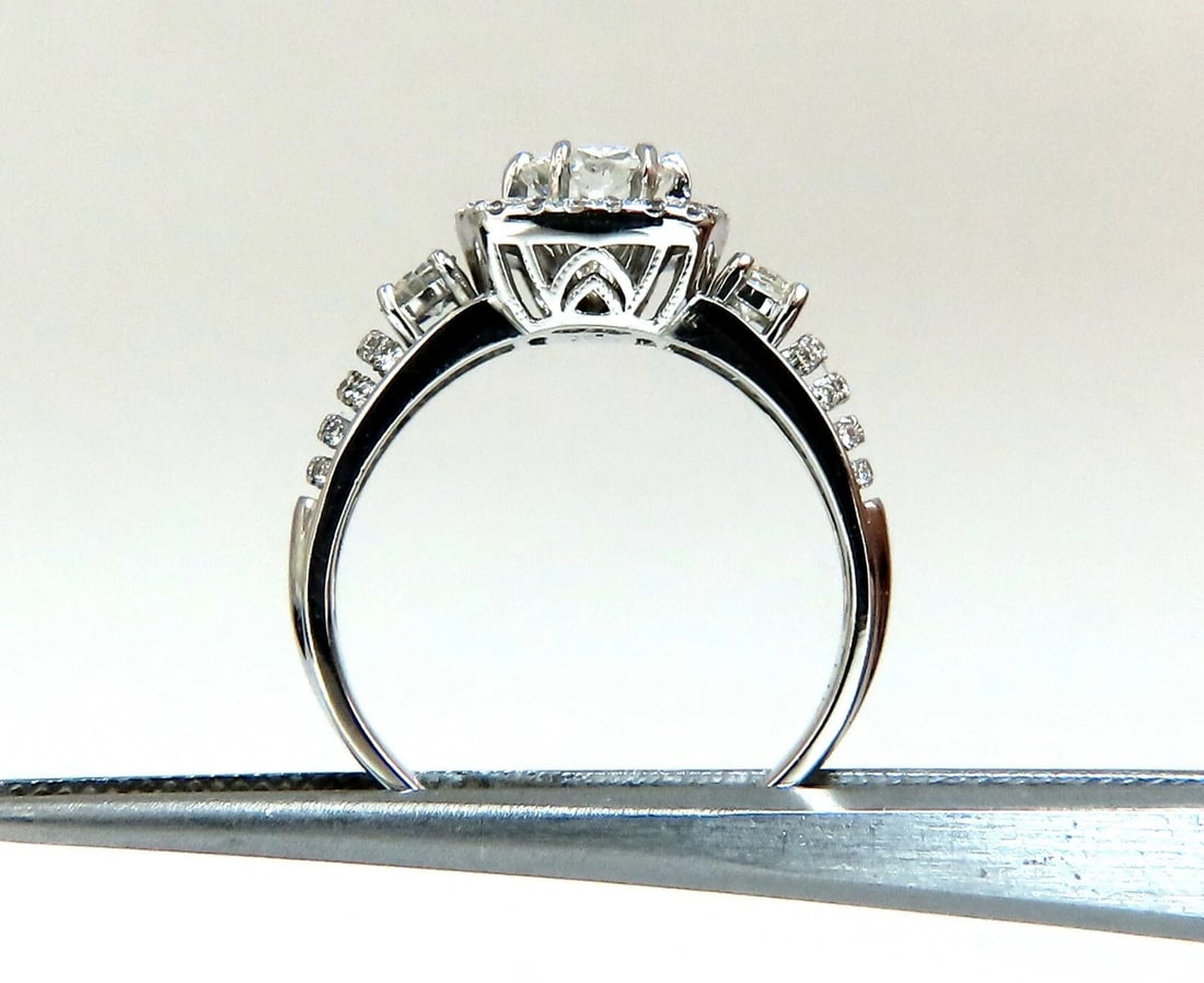 GIA certified .74ct. natural diamond & 1.00ct Engagement ring 14 Karat Band*v - 7