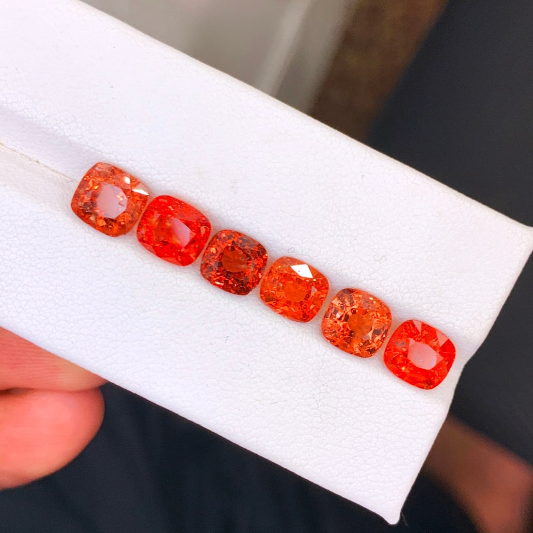 Orange Spinel Gemstones Set, Natural Spinel Stones Lott - 5