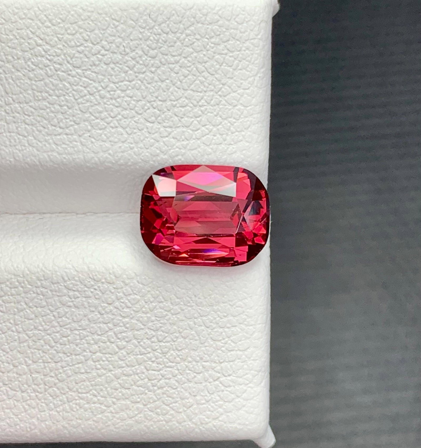 Natural Garnet Raspberry Pink Cushion Cut Gemstone From Tanzania, 3.90 Carat - 6