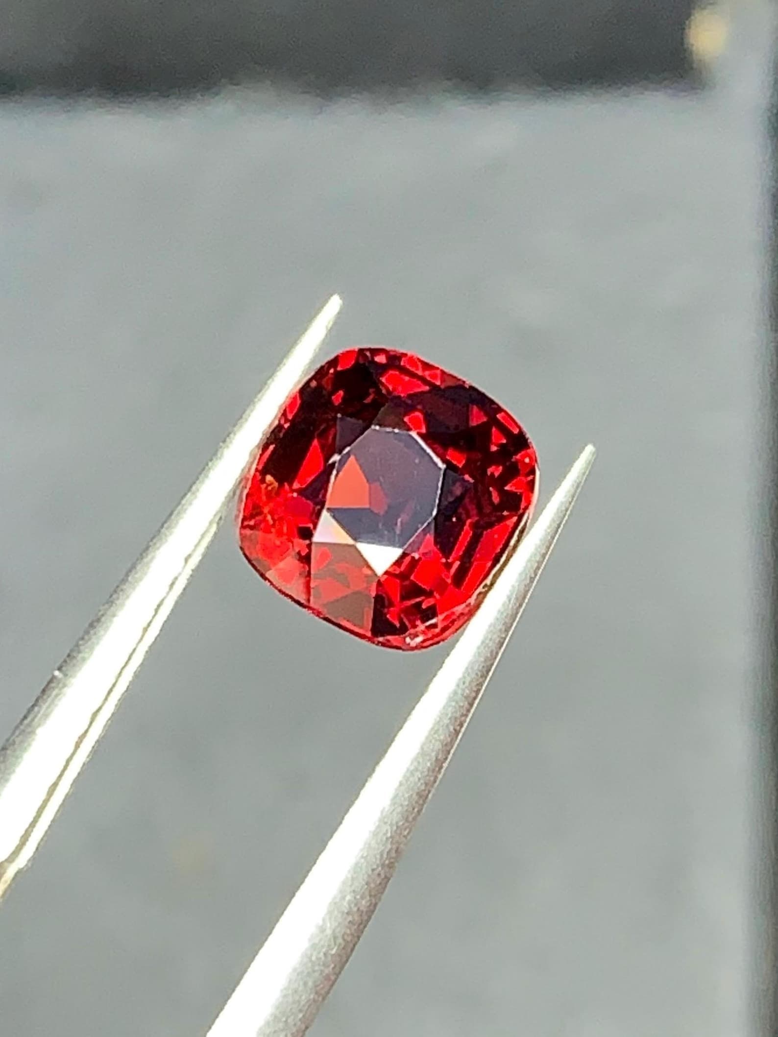 Red Spinel Ring Stone, Pigeon Blood Red Spinel Gemstone From Burma - 2