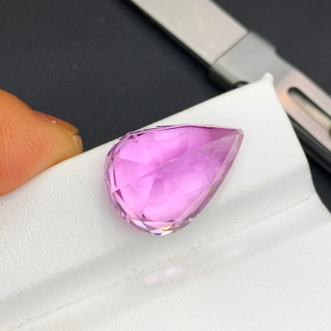 Pink Kunzite Gemstone, Lilac Kunzite Loose Gem, Natural Kunzite Stone - 5
