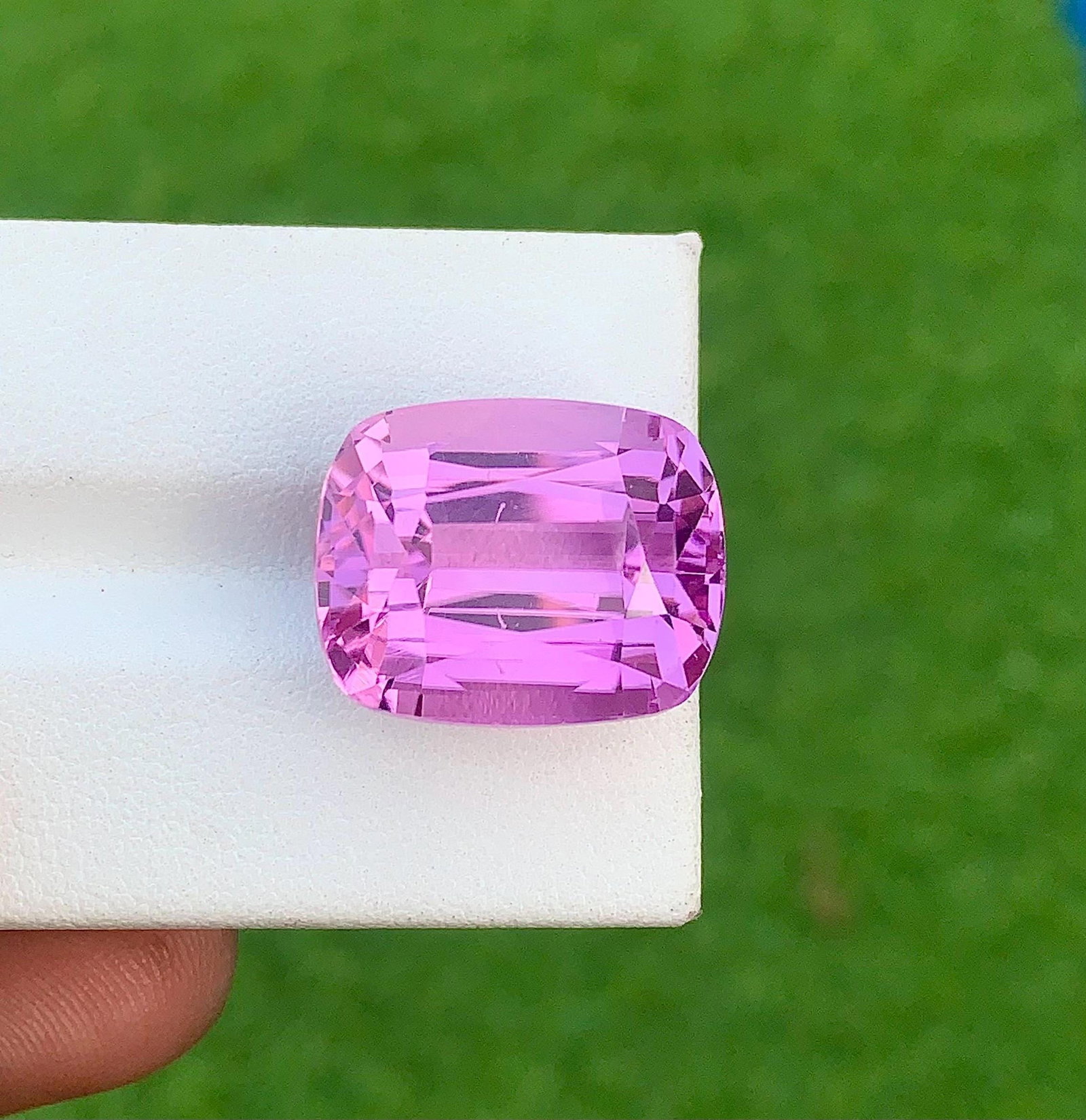 Purplish Pink Kunzite Gemstone, Cushion Cut Stone From Afghanistan, 26.850 Carat - 2
