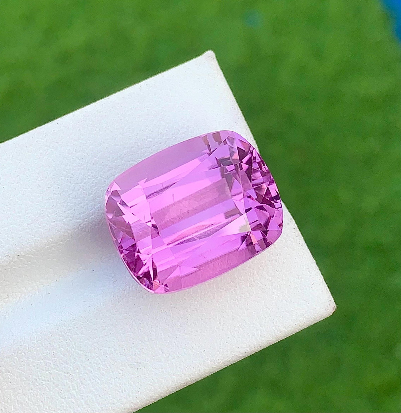 Purplish Pink Kunzite Gemstone, Cushion Cut Stone From Afghanistan, 26.850 Carat - 5