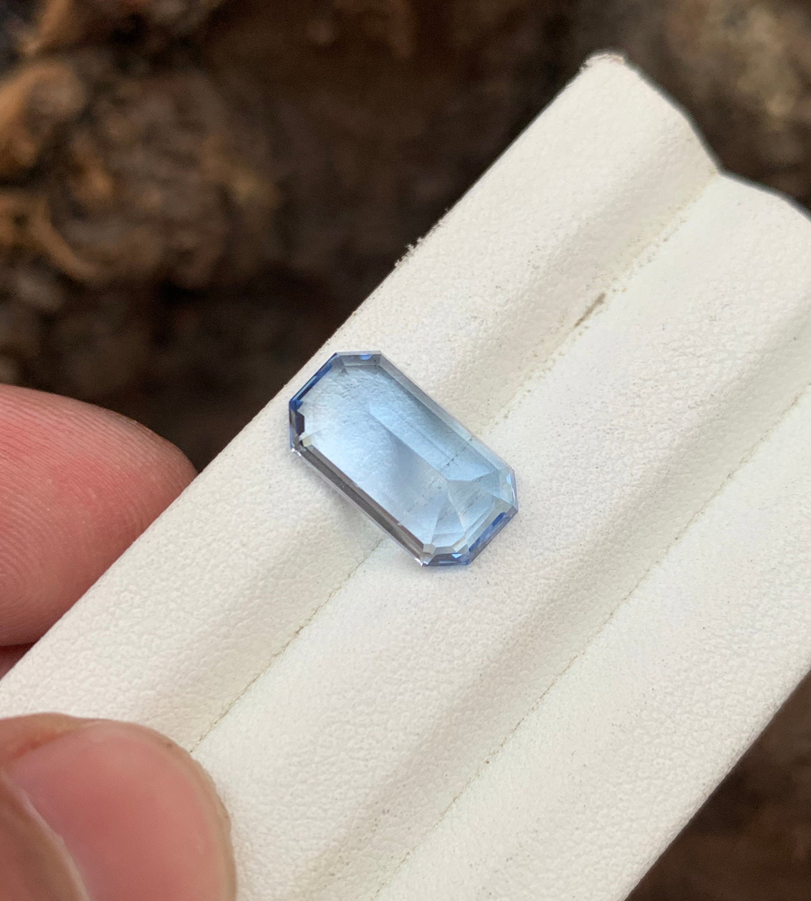 Santa Maria Aquamarine Gemstone: 3.95 CT Emerald Cut, Natural Blue - 6