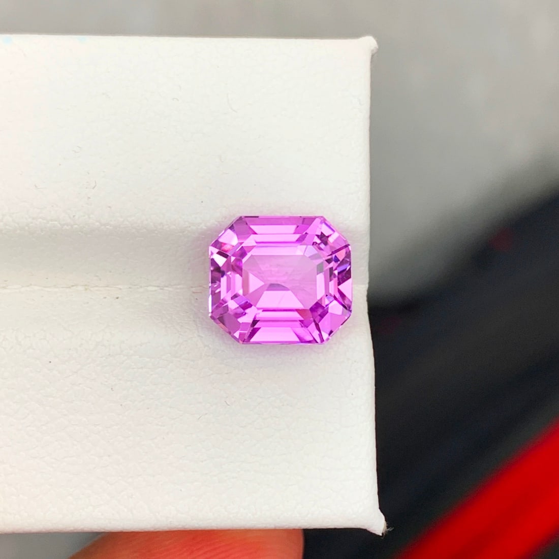 Lilac Pink Kunzite Ring Stone, Natural Kunzite Gemstone For Jewelry Making - 6