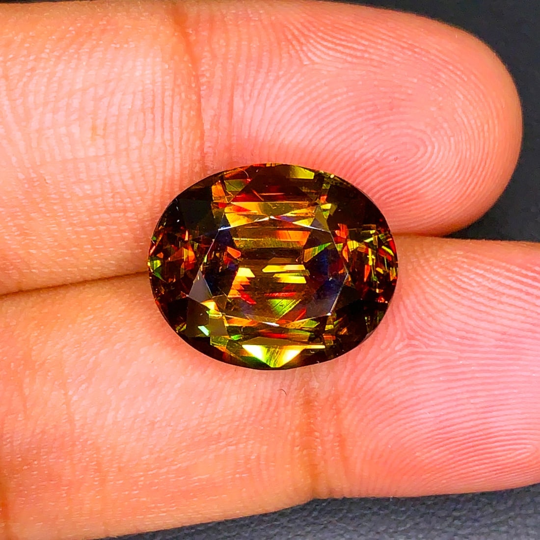 Full Fire Sphene Gemstone, Yellow Sphene Titanite For Jewelry Making - 2