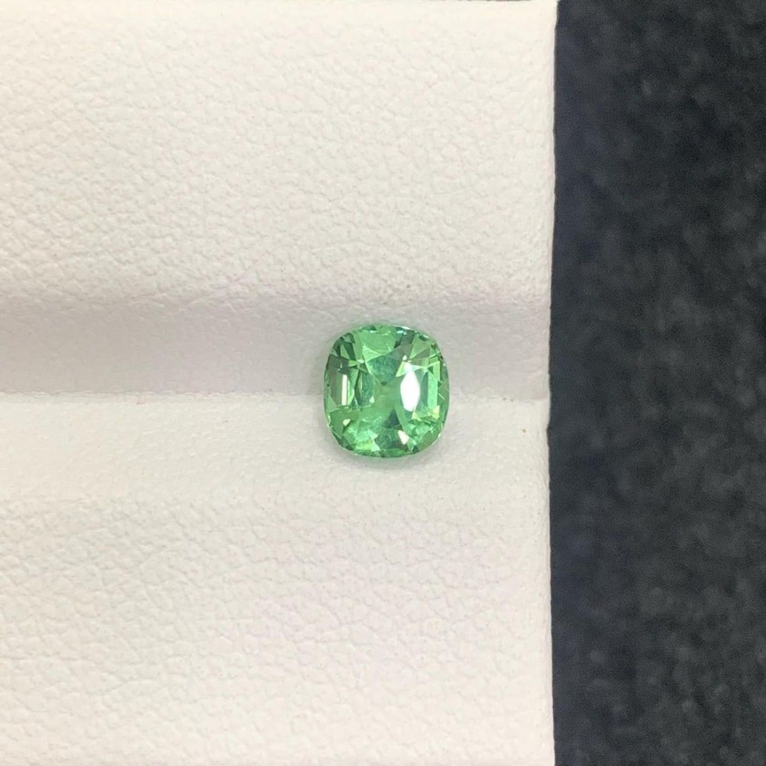 Green Blue Tourmaline Gemstone: 1.55 CT Faceted Cushion Cut: 5 MM Natural Green Blue Tourmaline Gemstone | Faceted Cushion Shape | Jewelry Size Tourmaline | Personalized Jewelry | VVS Tourmaline 1.55 CT Gemology: * Weight : 1.55 Carats. * Dimension : 5.6*5.1*4.