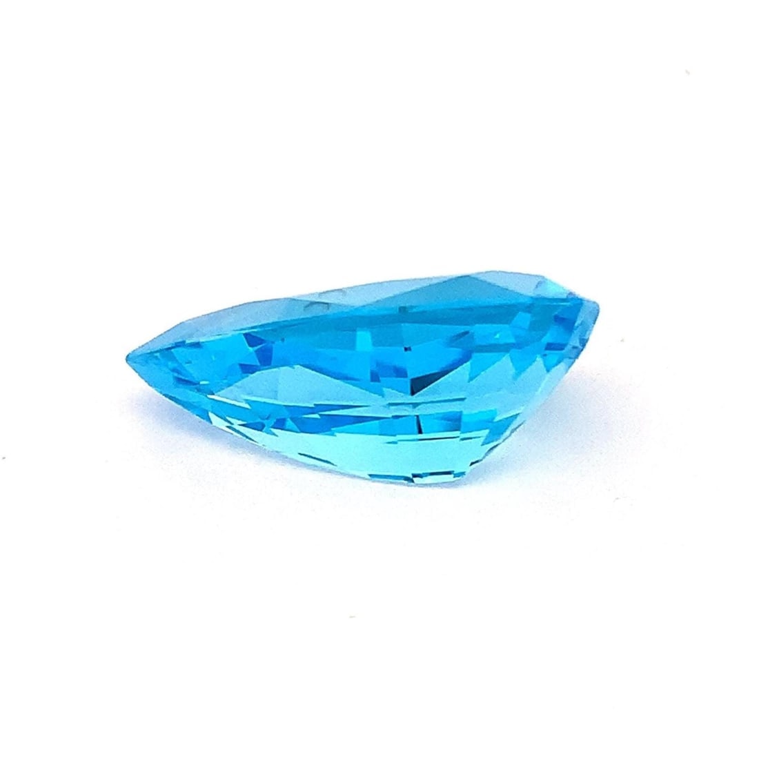 Fancy Pear Cut Swiss Blue Topaz Gemstones Pendant Size Loose Gemstones - 26.070 Ct - 6
