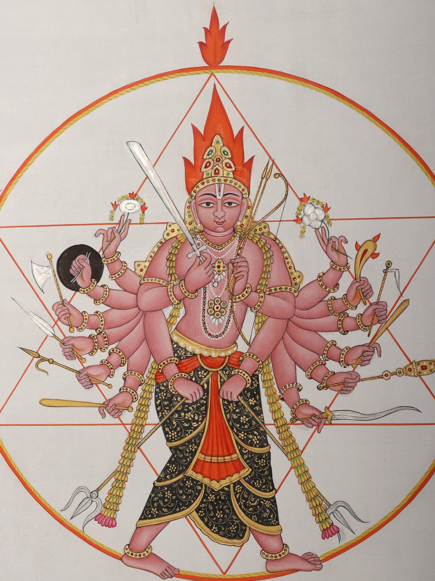 Vishnu as Lord Sudarshana - 2