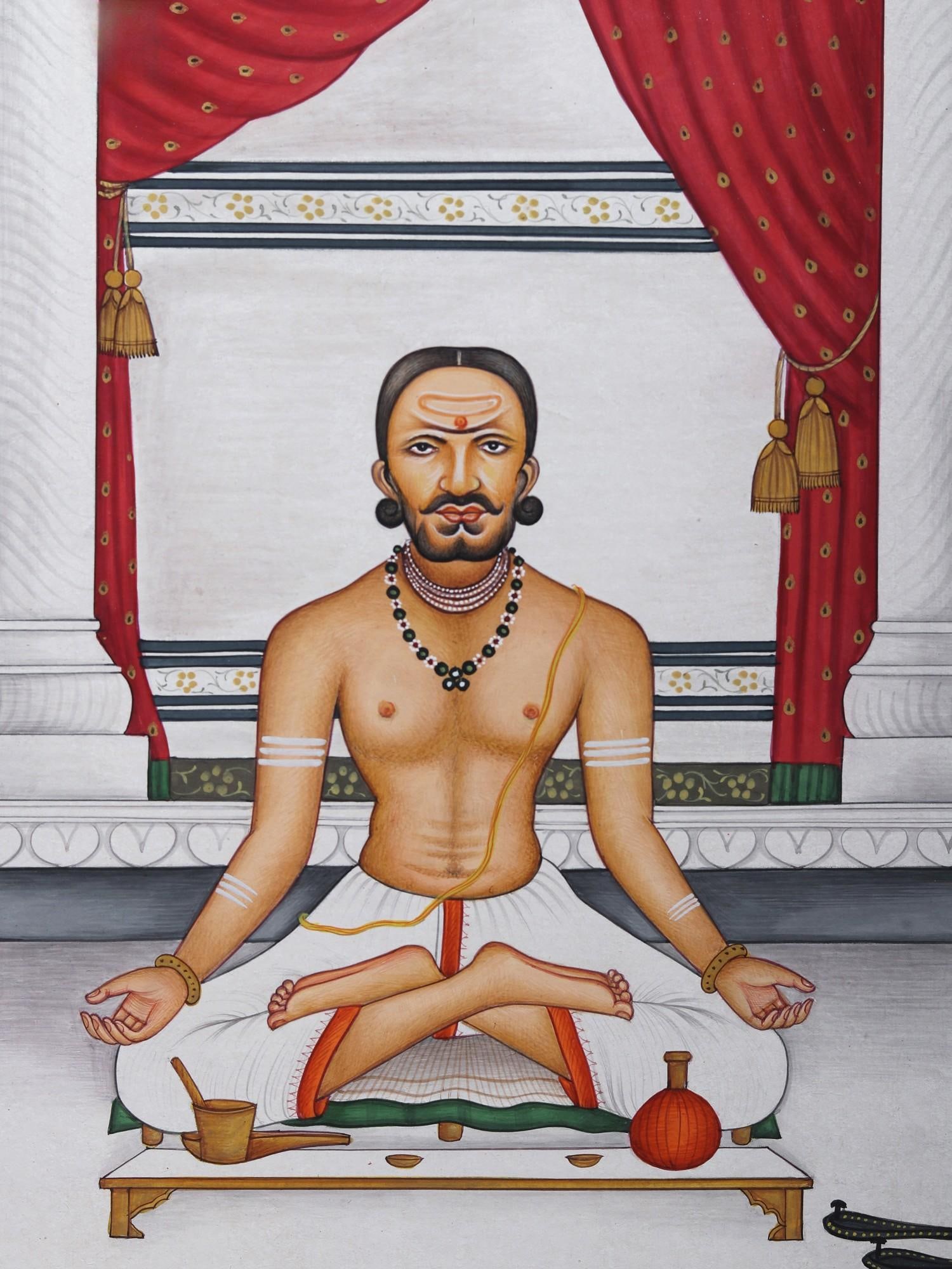 The Solemn Sadhaka (Brahmin Doing Sandhya) - 2