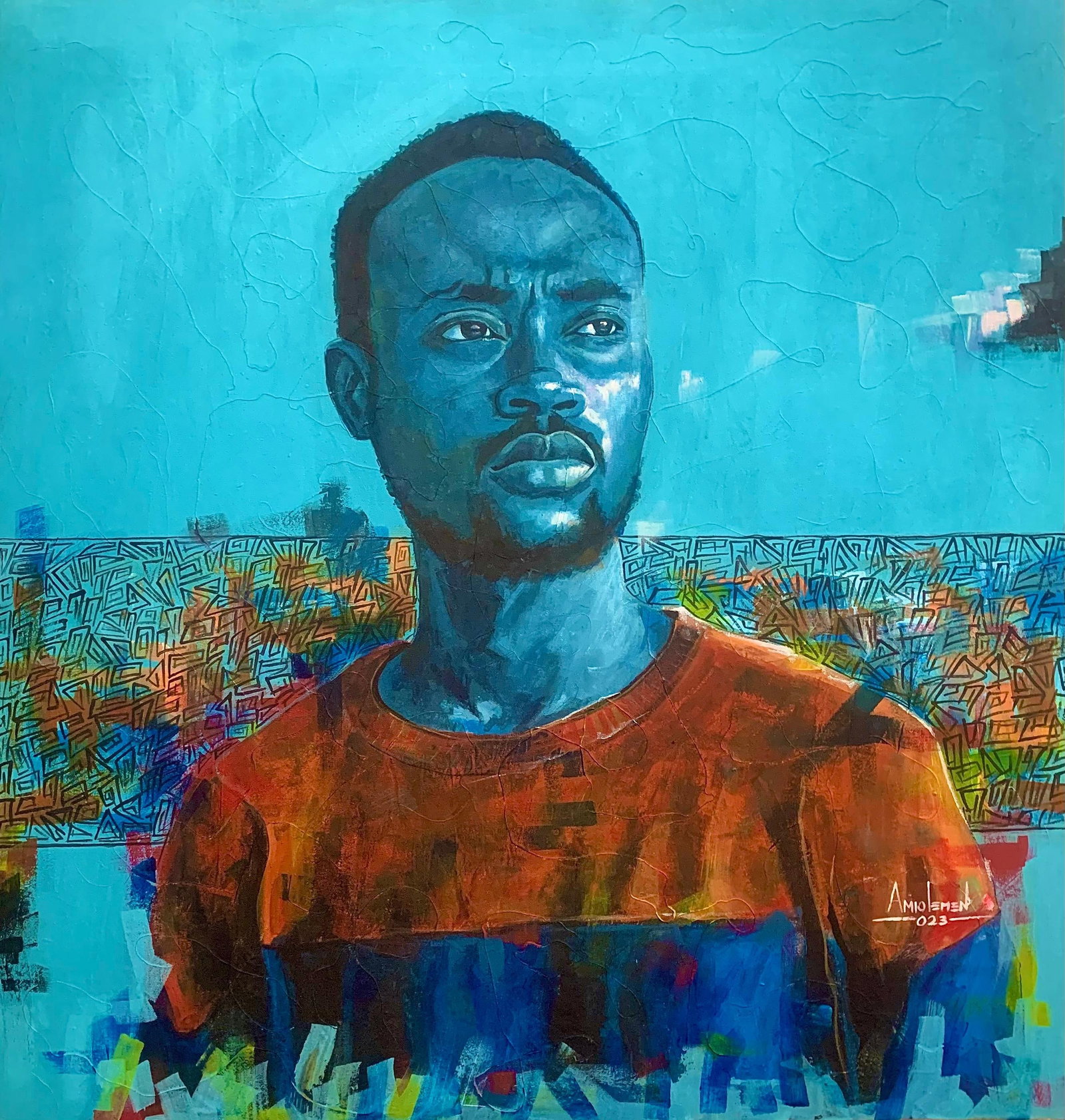 Emmanuel Amiolemen, Not a Race, 2023 - 4